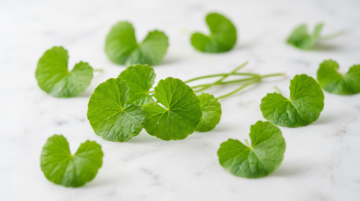 Centella Asiatica — folhas verdes