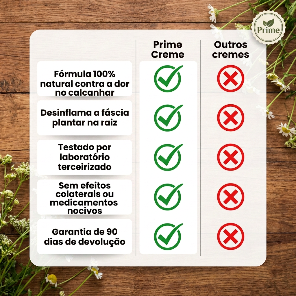Comparação Prime Creme Potente vs outros cremes