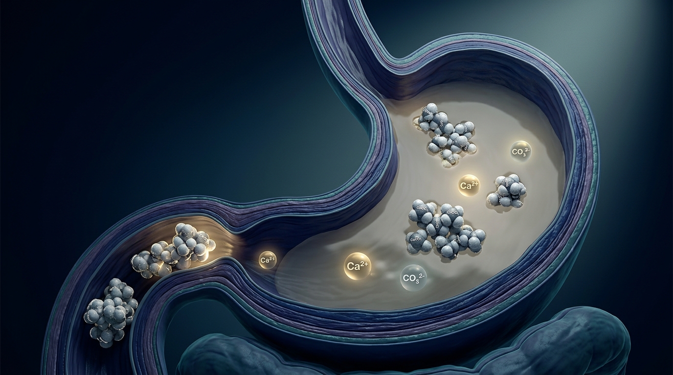 Semana 1 — Fosfato Tricálcico atravessando a parede intestinal por absorção passiva